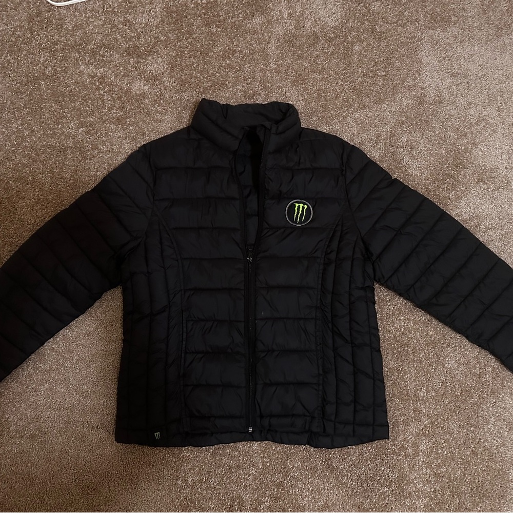 Monster Energy Black Puffer Jacket